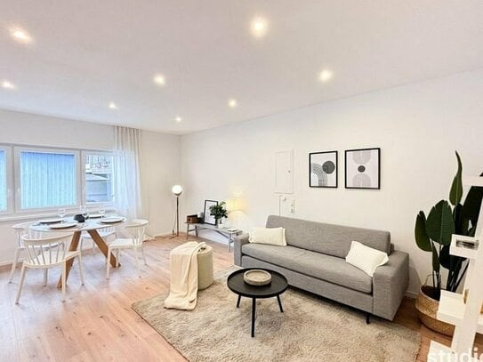 Exklusive komplett renovierte 3-Zimmer-Wohnung mit ruhiger Terrasse in der Innenstadt von Waldkirch