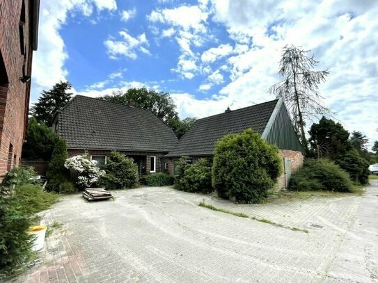 Sanierungsbedürftiger Resthof mit Nebengebäuden und ca. 11 ha Land im Landkreis Ammerland, Gemeinde Edewecht (Ortsteil…