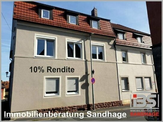 Über 10% Rendite - Mehrfamilienhaus mit 4 Wohneinheiten