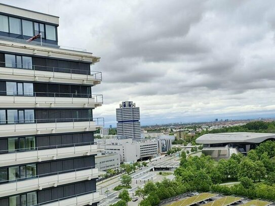 Nette hochgelegene vermietete 2-Zimmer-Wohnung in München-Olympiadorf nähe BMW