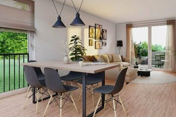 Letzte 91 m² Komfortzone bezugsfertig zum Komplettpreis mit großem Balkon oder Terrasse - Energieeffizient und Provisionsfrei