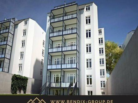 4-Zi-Wohnung mit 2 Bädern, Balkon & hochwertiger Ausstattung I Top Lage I Blick in Innenhof!
