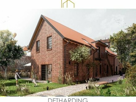 Dörnbergstraße: Juwel historischen Erbes. 2 Zimmer-Luxus-Wohnung mit begrünter Dachterrasse