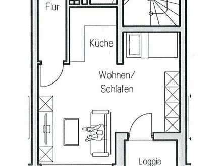 gemütliches 1,5-Zimmer-Appartement ab 01.05.24 in Lichtenfels zur Miete