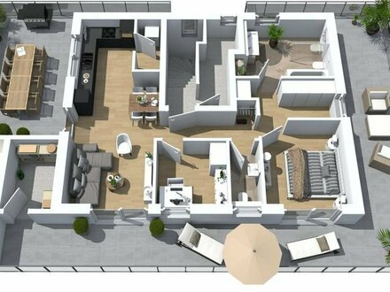 Stilvolle Penthaus-Wohnung mit weitläufiger Dachterrasse und Komfort-Ausstattung!