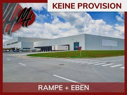 KEINE PROVISION - SCHNELL VERFÜGBAR - Rampe + eben - Lager-/Logistik (23.000 m²) & Büro (1.000 m²)