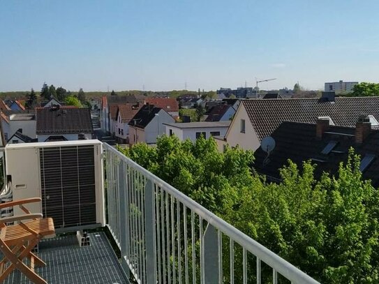 Geräumiges 2-Zimmer-Apartment mit Balkon, vollständig eingerichtet, zentral Raunheim