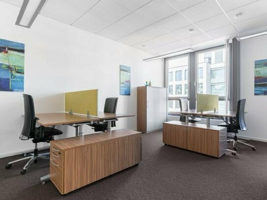 Arbeiten Sie produktiver in einem geteilten Büroraum in Regus City Center ZeltnerEck