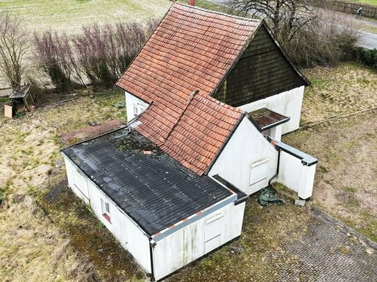 Dieses Kleinod wartet auf Vollendung! Komplett entkerntes Einfamilienhaus in Vlotho!