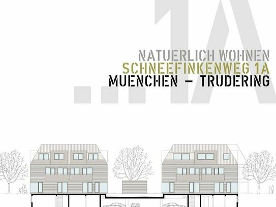 Neubauprojekt von zwei Mehrfamilienhäusern in München Waldtrudering