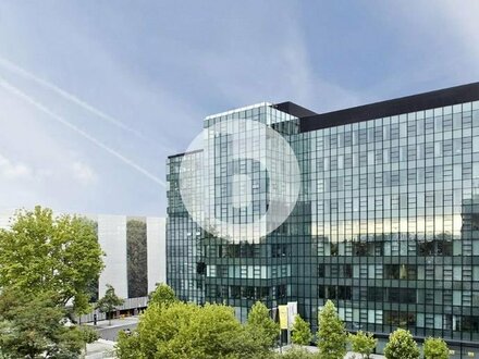 Modernes Büro mit imposantem Empfang direkt am Flughafen Frankfurt