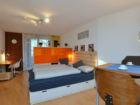 Modern möbliertes Apartment mit Balkon in Stuttgart Plieningen, Nähe Uni Hohenheim