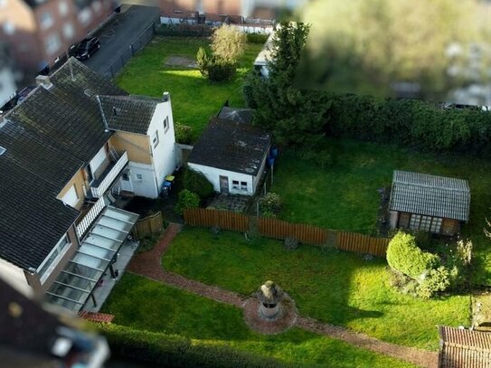 *1.222 m² großes Baugrundstück* Nähe Stadtpark Rheine Teilb. bebaut mit zwei älteren Häusern