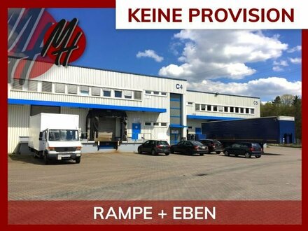 KEINE PROVISION - RAMPE + EBEN - Lager (4.000 m²) & Büro (500 m²)