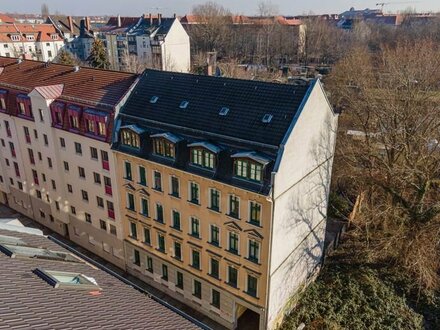 Charmante Einraumwohnung in denkmalgeschützem Gründerzeitgebäude mit topmodernem Tageslichtbad