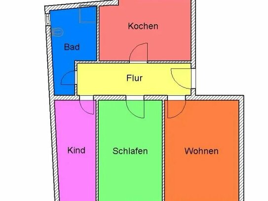 3-Raum-Wohnung in Allstedt