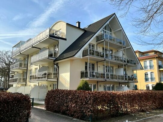 Geheimtipp!!! Top-Lage - Sonnen-Ferienwohnung 1. Reihe am Kurpark im Ostseebad Baabe