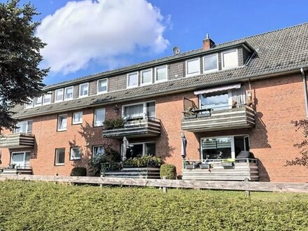Stadtrand Husum: Vermietete 3 Zimmer Wohnung Hochparterre mit Süd-West-Balkon in ruhiger Wohnanlage!