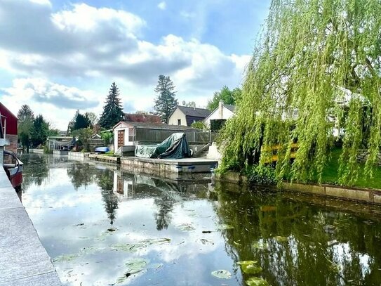 LEHNITZSEE-IMMOBILIEN: Wassergrundstück in Venedig-Borgsdorf