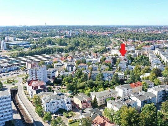 Möbliertes 1-Zimmer Apartment im Rostocker Bahnhofsviertel - Badewanne, Einbauschränke, Einbauspots