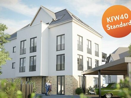 Neubauprojekt MEDIO mit KfW-Förderung. 2-Zimmerwohnung mit Dachterrasse in Langen