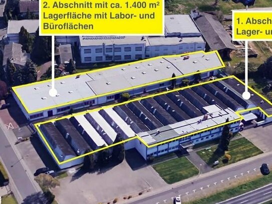 654 m² Lager-/Service und Sozialfläche zu vermieten