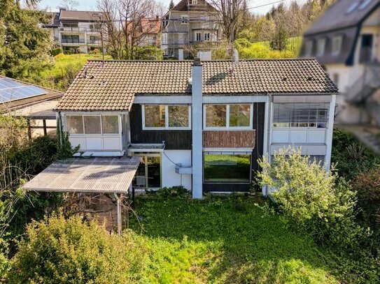 Traumblick! Grundstück mit Wohnhaus & ELW in idyllischer Lage in Baden-Baden Geroldsau