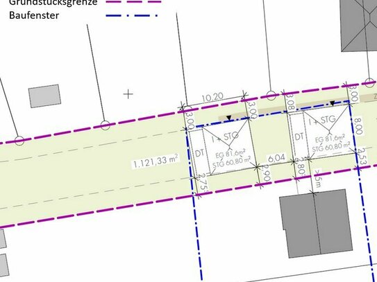 Südwest Grundstück für 2 Einfamilienhäuser oder ein großes Doppelhaus in bester Lage direkt an Hamburgs Stadtgrenze