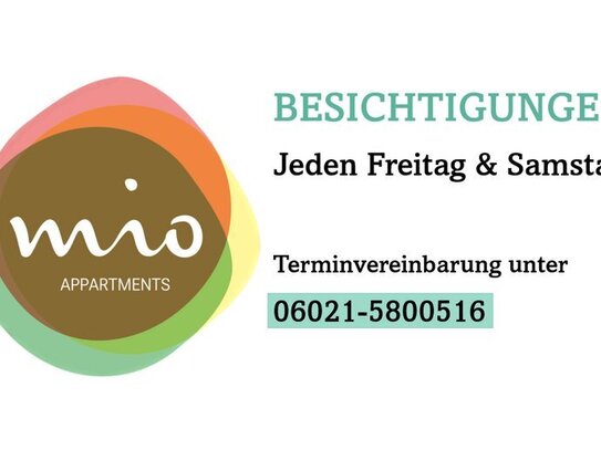 mio Düsseldorf: 2-Zimmer Wohnung mit EBK - Erstbezug