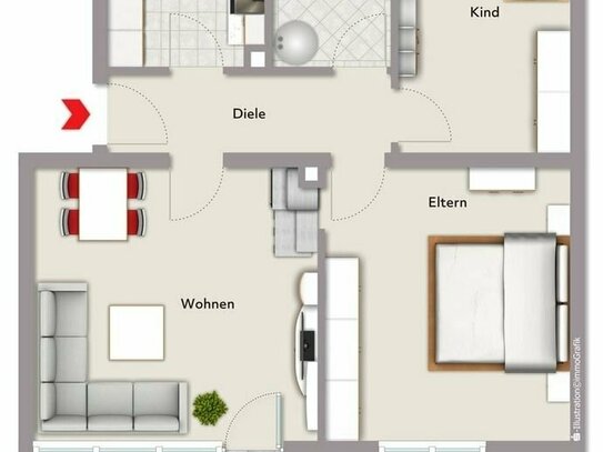 Gestalten Sie Ihr neues Heim - Wohnung in OT Hennenbach