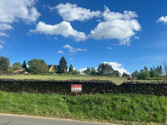 Baugrundstück in Bestlage von Weinböhla