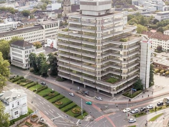 Ihre neue Bürofläche in Duisburg | repräsentativ und modern | besetzter Empfang