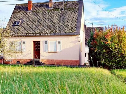 Freistehendes Einfamilienhaus auf großem Grundstück