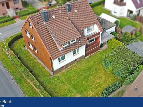 Rohdimant in Sehnde Haimar - renovierungsbedürftiges ZFH mit 2 Garagen auf 675m² Eigentums-Grundst.