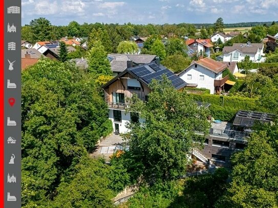 Über den Dächern Gautings: Exklusives Einfamilienhaus mit Einliegerwohnung in spektakulärer Hanglage