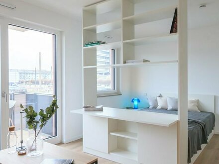 * NEU * City-Apartments im Luitpoldviertel * 1 Zimmer mit Balkon * teilmöbliert *