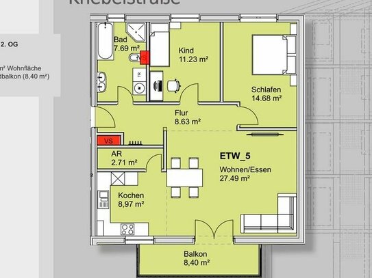 3-Zimmer Eigentumswohnung in Nürnberg , Mittelfr (90427)