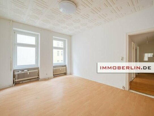 IMMOBERLIN.DE - Behaglich in Neukölln: Helle Altbauwohnung in Ruhelage