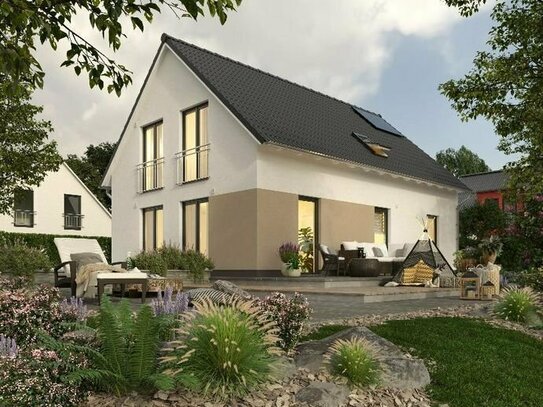Das Einfamilienhaus mit dem schönen Satteldach in Kranichborn - Freundlich und gemütlich (3 Grundstücke)