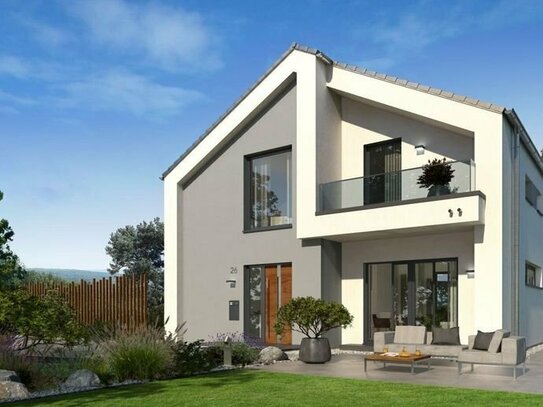 OKAL-Traumhaus mit außergewöhnlicher Architektur - Malervorbereitet inkl. Grundstück