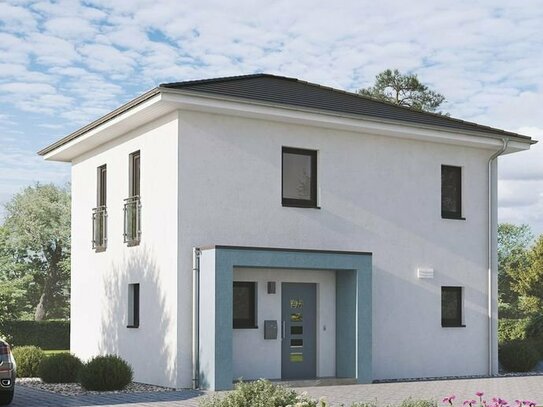 Moderne Stadtvilla für kleine Familien: Komfort auf 125 m² inklusive Grundstück im Preis bereits enthalten