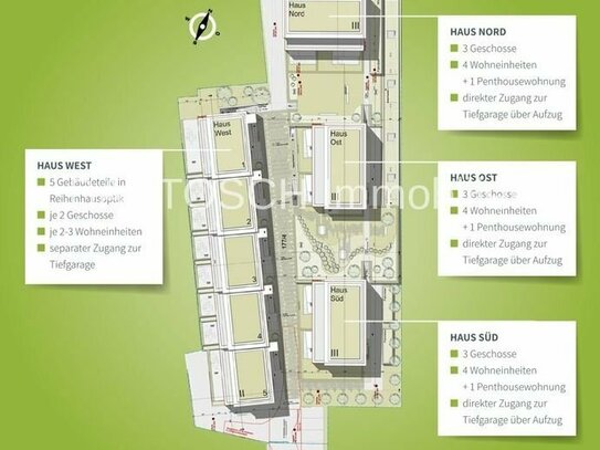 EBERMANNSTADT "Stadtgärten" in der Fränkischen Schweiz, zentraler Lage, von 61-126m², 2 bis 4 Zimmer,