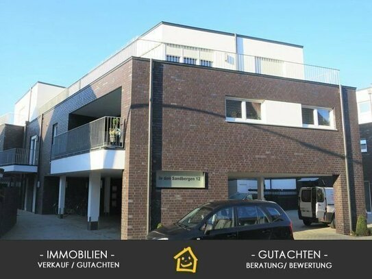 Moderne 3-Zi. Penthouse Wohnung in Lingen-CITY mit 120 m² Wfl., Hausmeister, EBK, Balkon & PKW-Stellplatz!