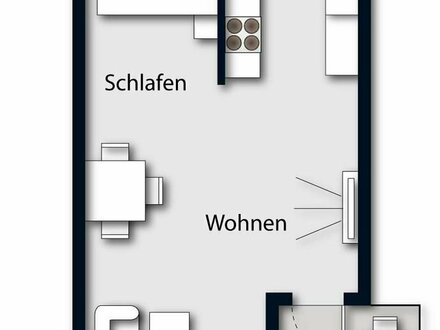 Perfekt geschnittenes Apartment mit Tiefgaragenstellplatz + Balkon & viel Potenzial