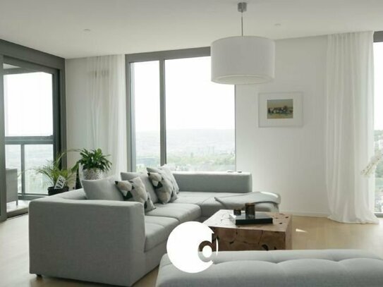 Außergewöhnliche 2,5-Zimmer-Wohnung mit tollem Ausblick im höchsten Wohnhaus Stuttgarts