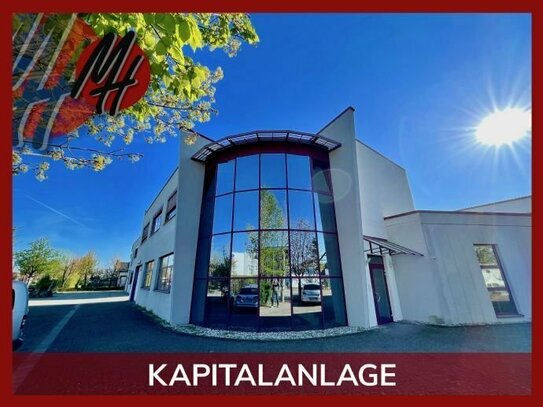KAPITALANLAGE - Grundstück (4.100 m²) mit Lager-/Fertigung (2.350 m²) & Büro-/Service (1.150 m²)