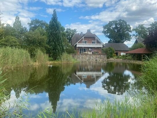 Großzügiges Traumanwesen mit herrlichem Teich im Westhavelland