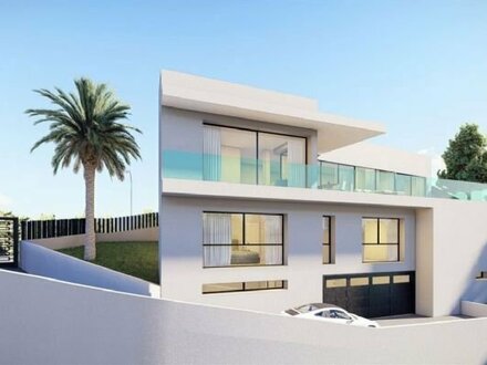 Neubau-Villa mit Pool und Meerblick in ruhiger Lage in Cosa den Blanes (Fertigstellung Ende 2023)