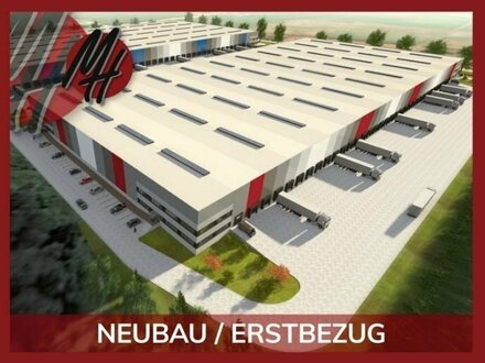 NEUBAU - 24/7-NUTZUNG - Lager-/Logistik (30.000 m²/teilbar) & Büro (3.000 m²/teilbar) zu vermieten