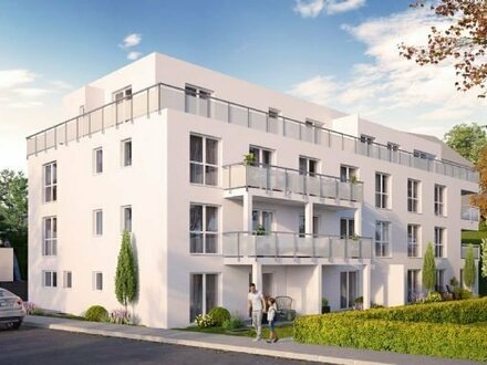 KfW 40 Effizienzhaus mit QNG Zertifikat PENTHOUSE NEUBAU MERING 3 ZKB SÜD Ausrichtung